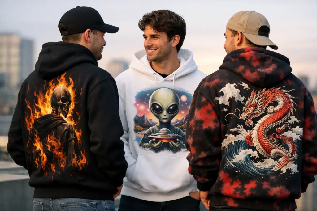 12 Best Graphic Hoodies for Men With Real Personality