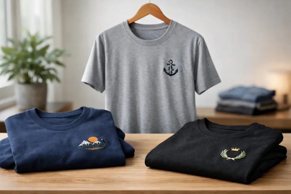 Embroidered Mens T Shirts That Earn Repeat Wear