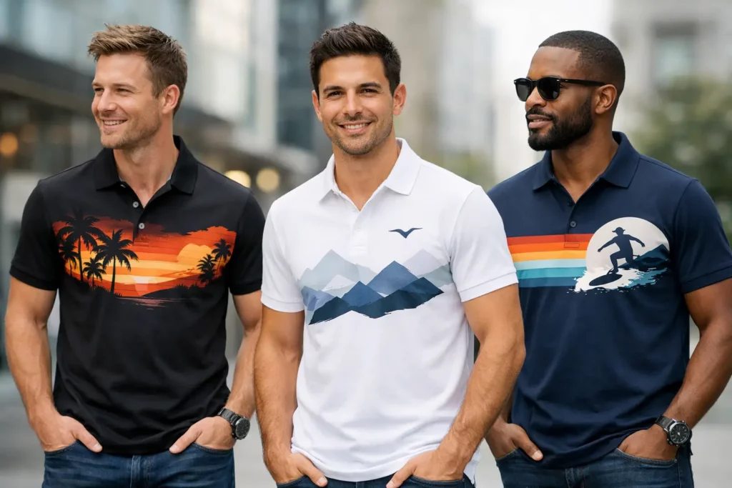 Graphic Polo Shirts Men Can Actually Wear