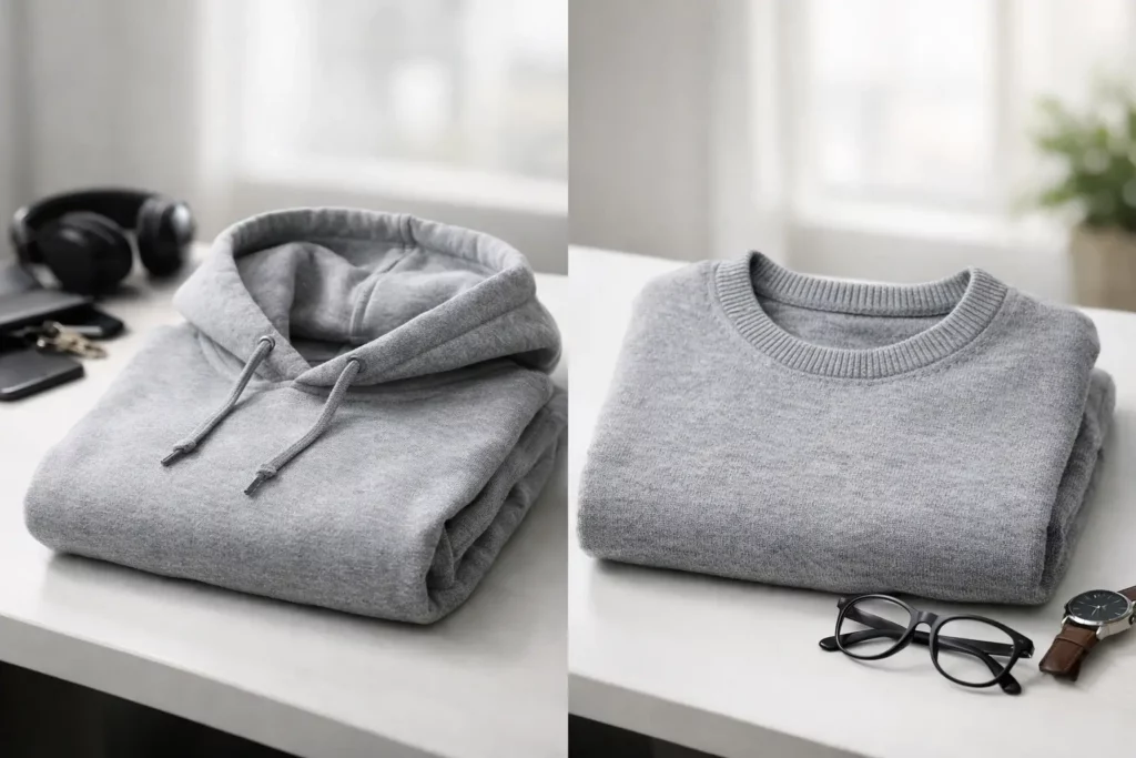 Hoodies vs Crewneck Sweaters for Everyday Wear