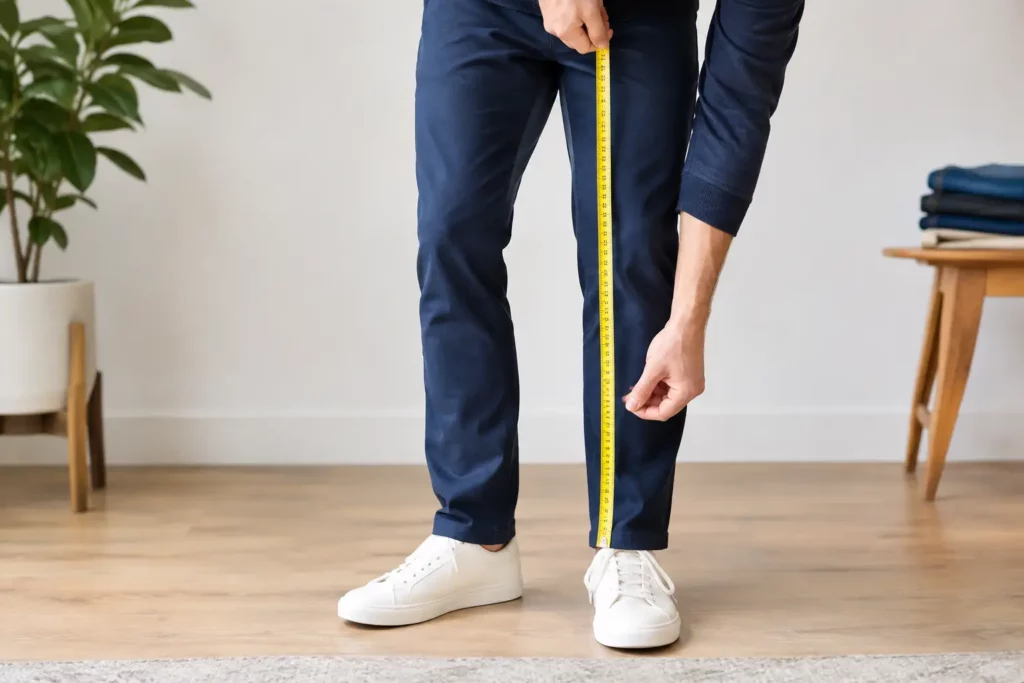 How to Measure Pants Inseam Length at Home