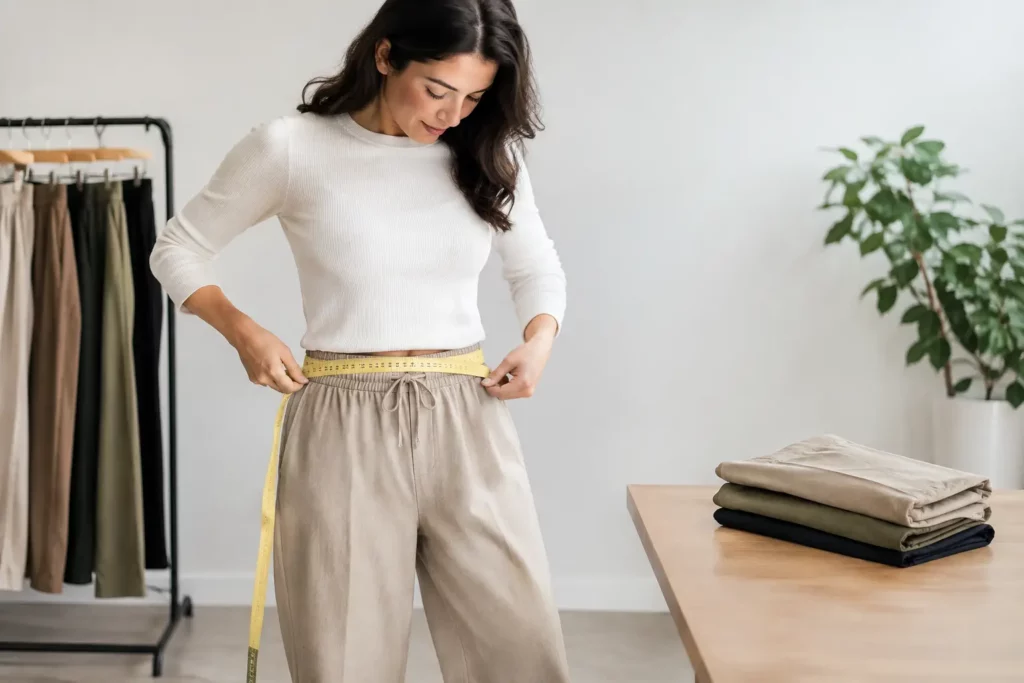 How to Size Relaxed Pants Without the Guesswork