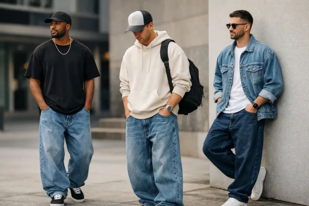 Men's Baggy Jean Outfits That Actually Work