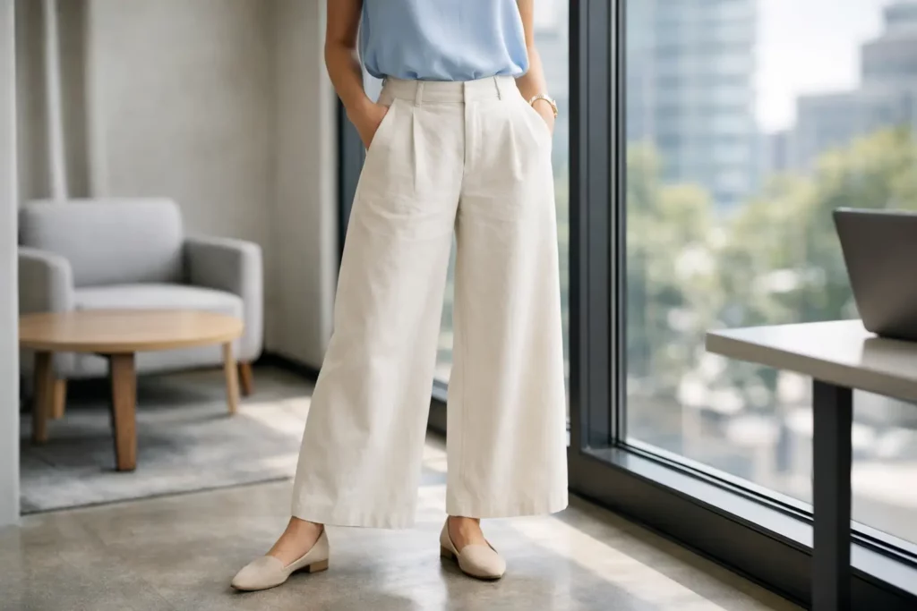Wide Leg Cotton Pants That Actually Work